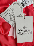 Robe tunique rouge drapée Vivienne Westwood