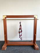 Drake's Milk White Navy Red Check Twill Work Shirt Overshirt - House Of Huntington