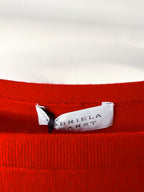 Gabriela Hearst Red Shar Wool & Cashmere-Silk Compact Knit Dress