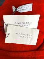 Gabriela Hearst Red Shar Wool & Cashmere-Silk Compact Knit Dress