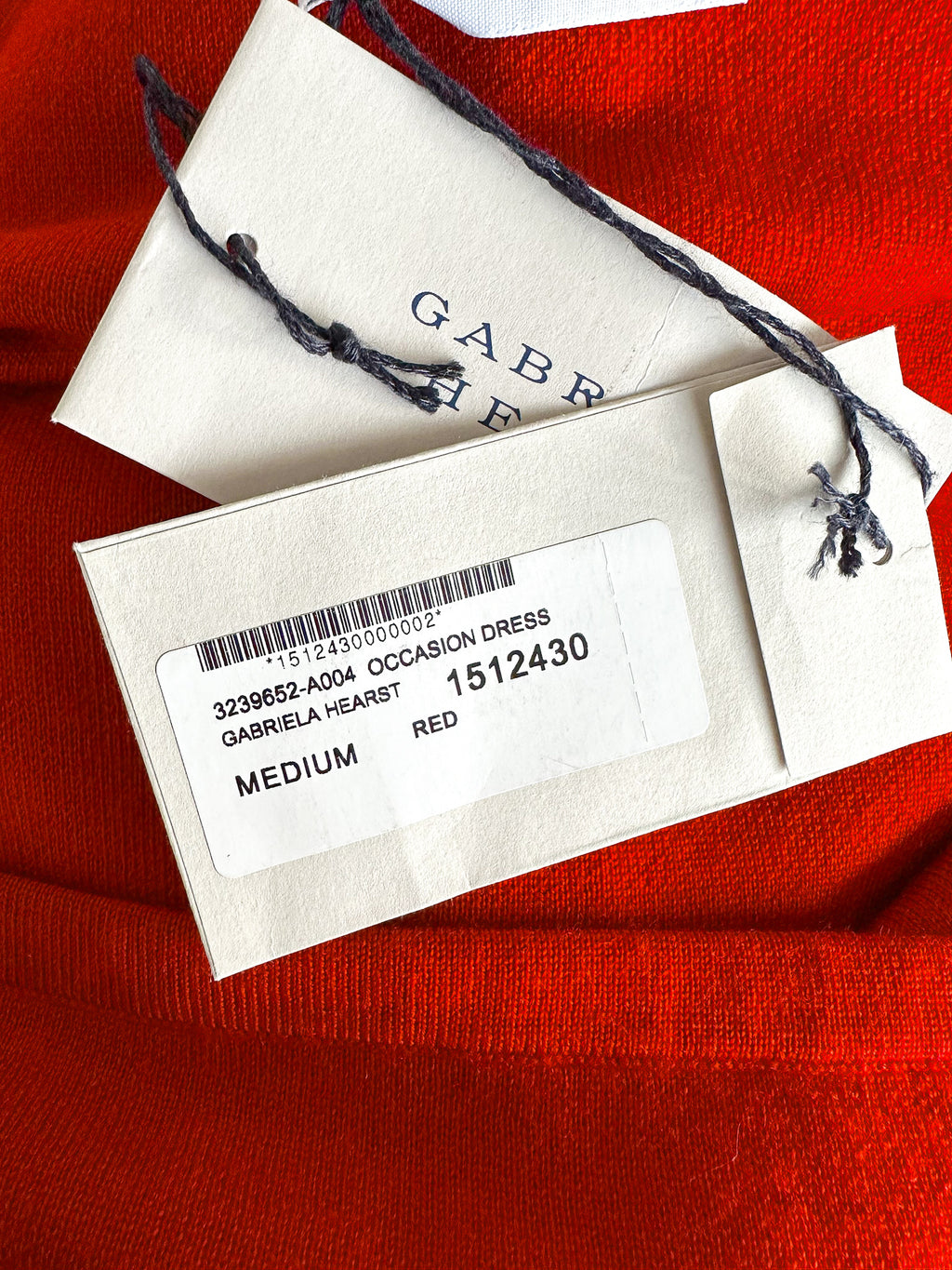 Gabriela Hearst Red Shar Wool & Cashmere-Silk Compact Knit Dress