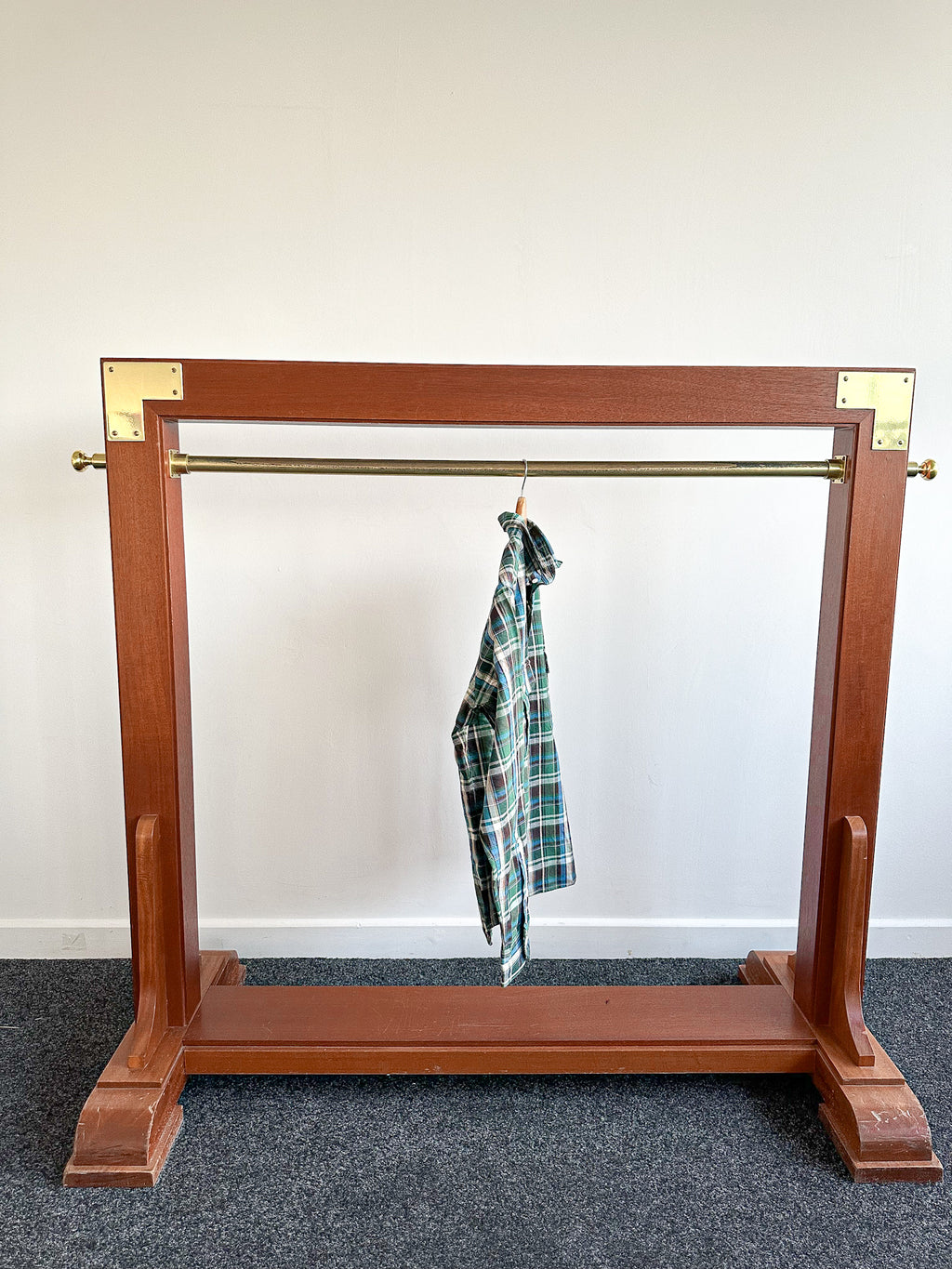 Drake's Check Heavyweight Cotton Green White Work Shirt Jacket - House Of Huntington