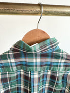 Drake's Check Heavyweight Cotton Green White Work Shirt Jacket - House Of Huntington