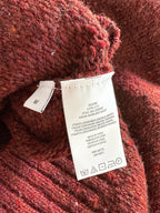 Re/Done Fair Isle Argyle Wool Relaxed Crew Neck Knitted Jumper