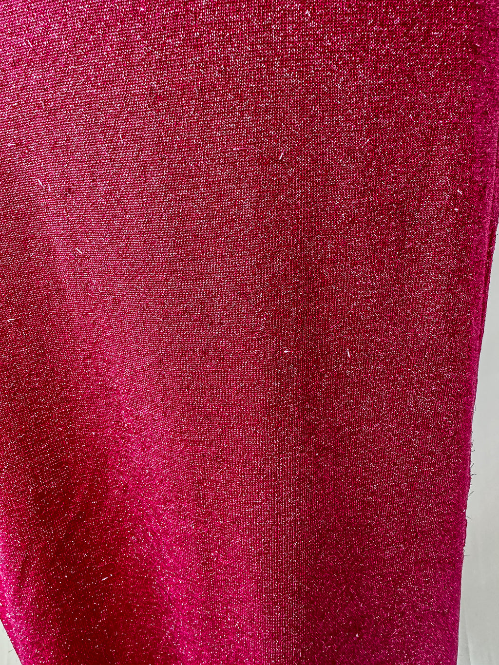 De La Vali Pink Shimmer Halterneck Midi Dress