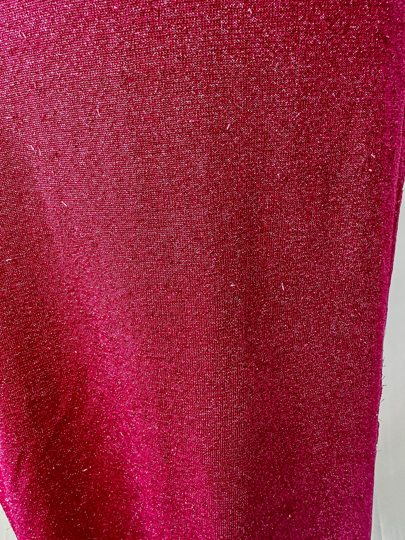 De La Vali Pink Shimmer Halterneck Midi Dress