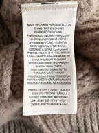 Gant Wool Boucle Crew Neck Jumper In Brown