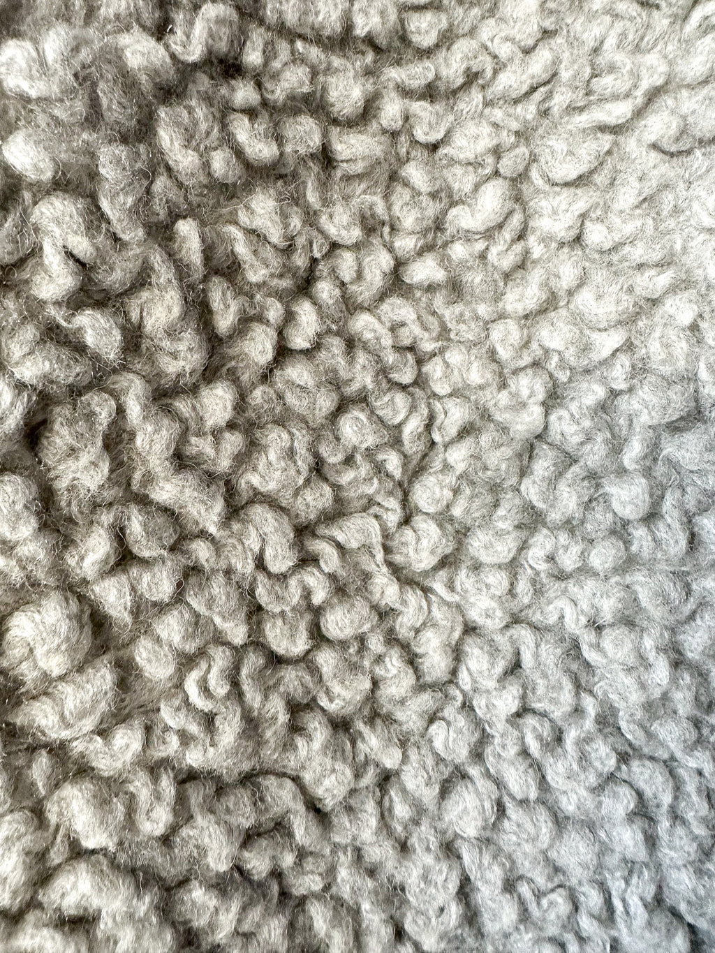 66° North Grey Varmahlid Shearling Teddy Fleece Cardi Coat