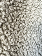 66° North Grey Varmahlid Shearling Teddy Fleece Cardi Coat