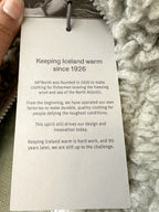 66° North Grey Varmahlid Shearling Teddy Fleece Cardi Coat