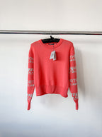 66 North Iceland Allover Logo Knit Crew Neck Ski Jumper