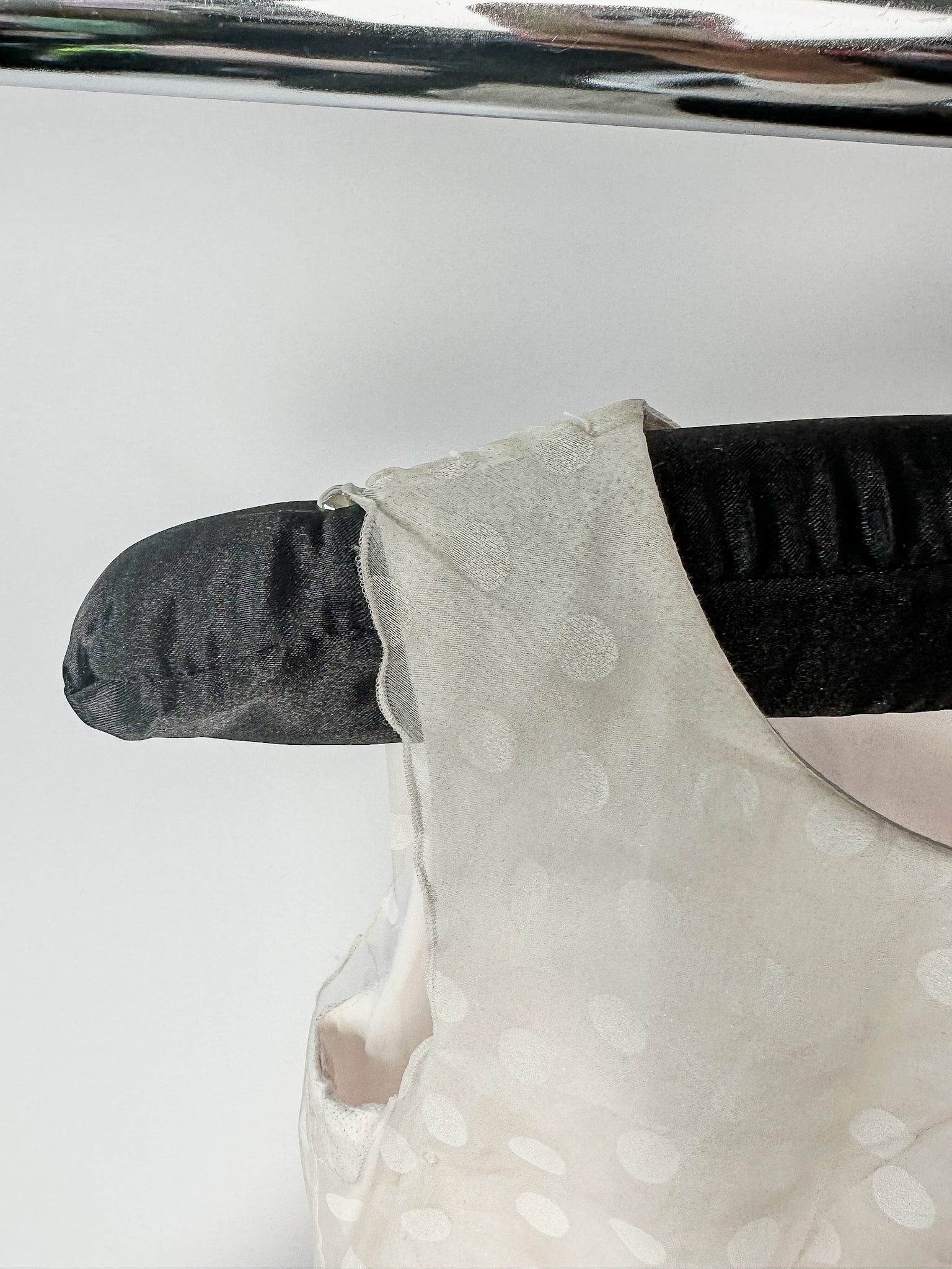 Monnalisa Girls Polka Dot Organza Full Skirt Tulle Rose Dress (FLAWS)