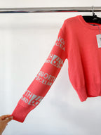 66 North Iceland Allover Logo Knit Crew Neck Ski Jumper