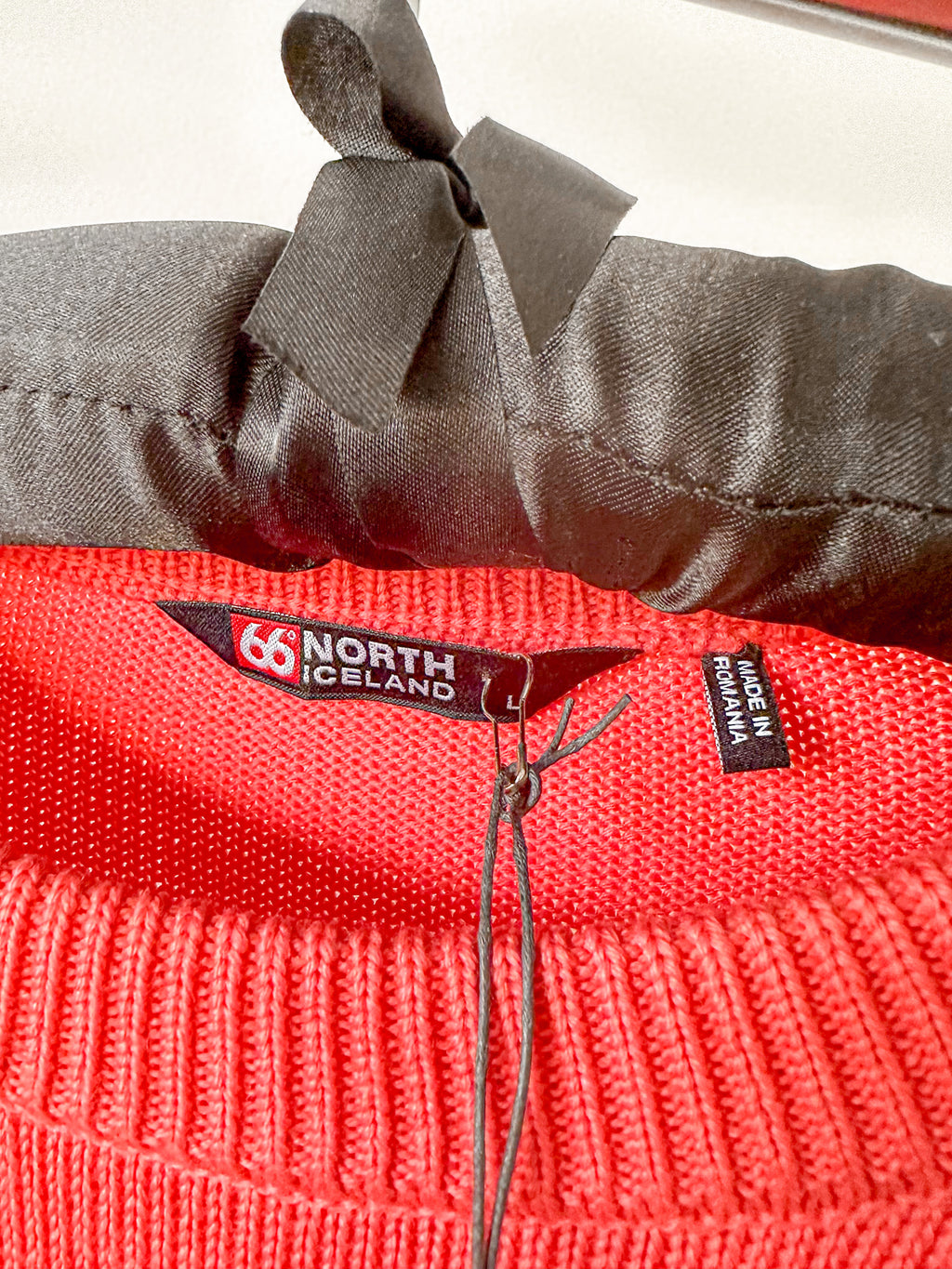 66 North Iceland Allover Logo Knit Crew Neck Ski Jumper