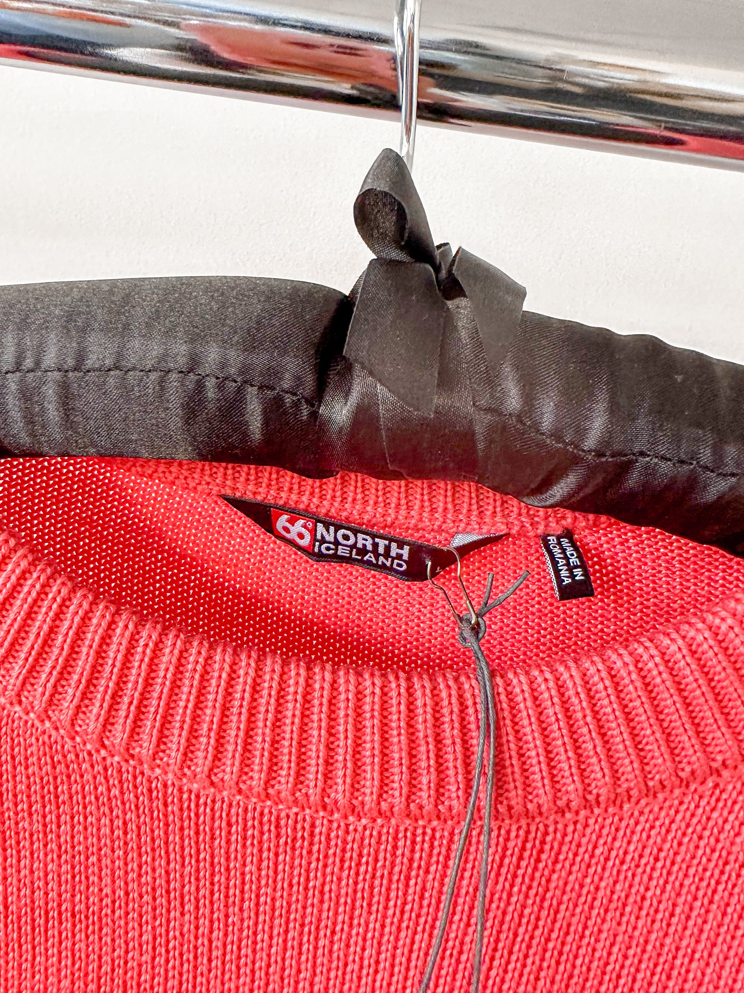 66 North Iceland Allover Logo Knit Crew Neck Ski Jumper