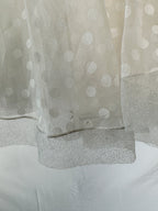 Monnalisa Girls Polka Dot Organza Full Skirt Tulle Rose Dress (FLAWS)