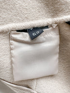 Paltò Mens Cream Geraldo Single Breasted Coat