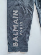 Balmain Baby Girl's Diamante Side Logo Black Leggings