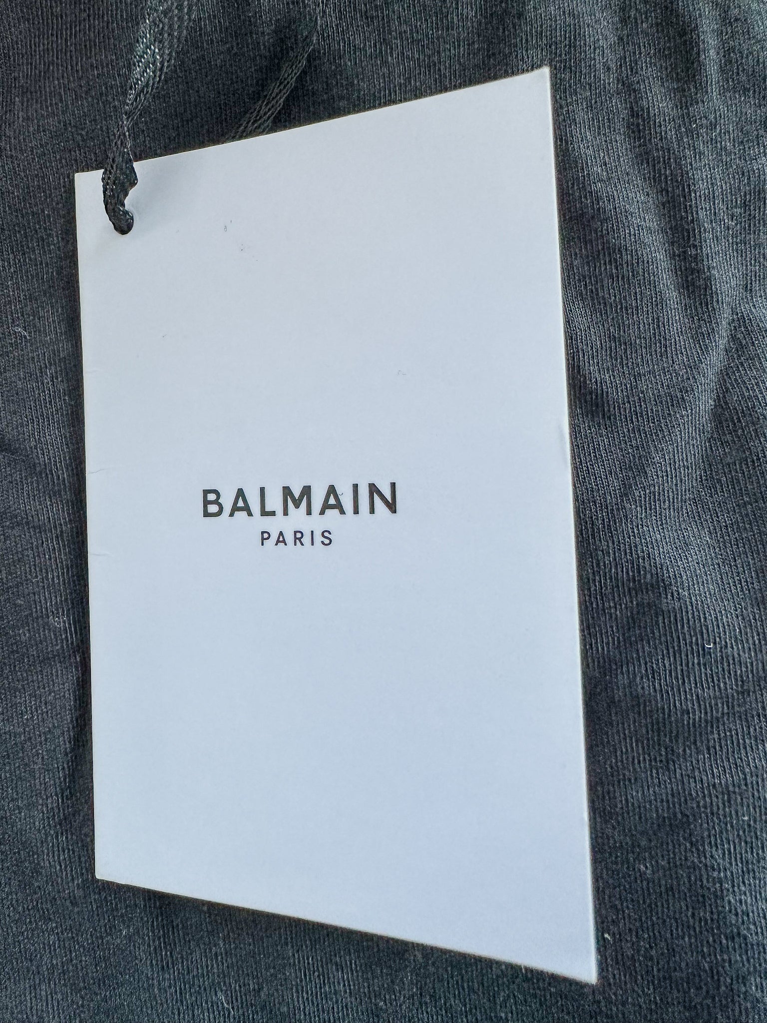 Balmain Baby Girl's Diamante Side Logo Black Leggings
