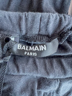 Balmain Baby Girl's Diamante Side Logo Black Leggings