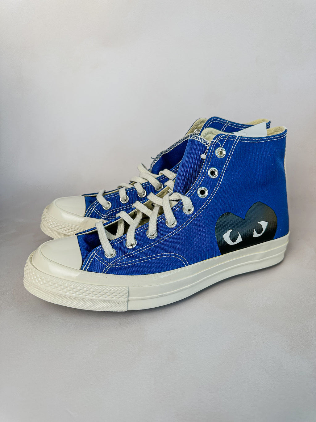 Converse X Comme Des Garçons Blue Chuck 70 Hi Tops