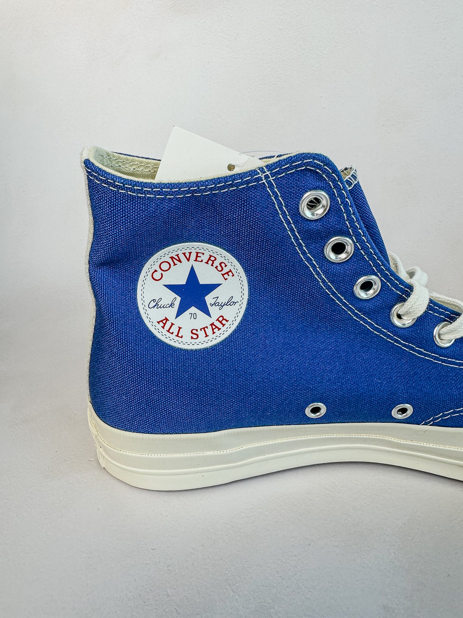 Converse X Comme Des Garçons Blue Chuck 70 Hi Tops