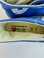 Converse X Comme Des Garçons Blue Chuck 70 Hi Tops