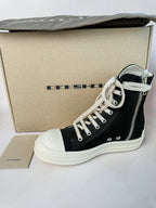 Rick Owens DRKSHDW Scarpe Hi Tops Black Milk Sneakers