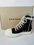 Rick Owens DRKSHDW Scarpe Hi Tops Black Milk Sneakers