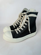 Rick Owens DRKSHDW Scarpe Hi Tops Black Milk Sneakers