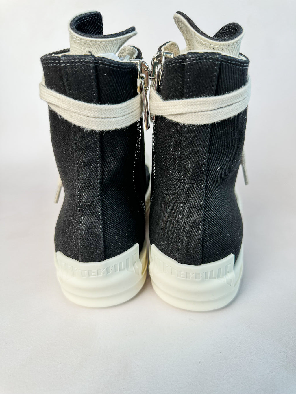 Rick Owens DRKSHDW Scarpe Hi Tops Black Milk Sneakers