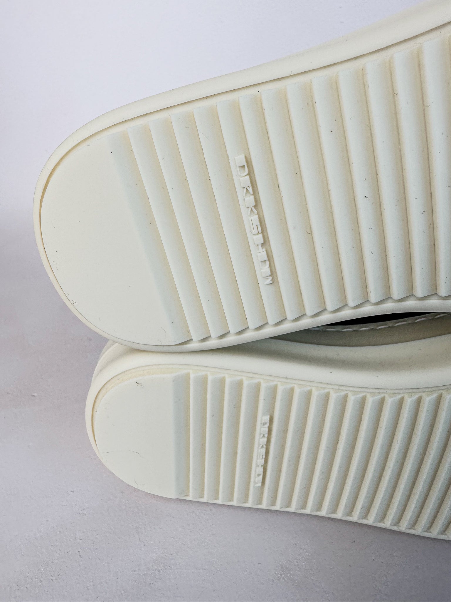 Rick Owens DRKSHDW Scarpe Hi Tops Black Milk Sneakers