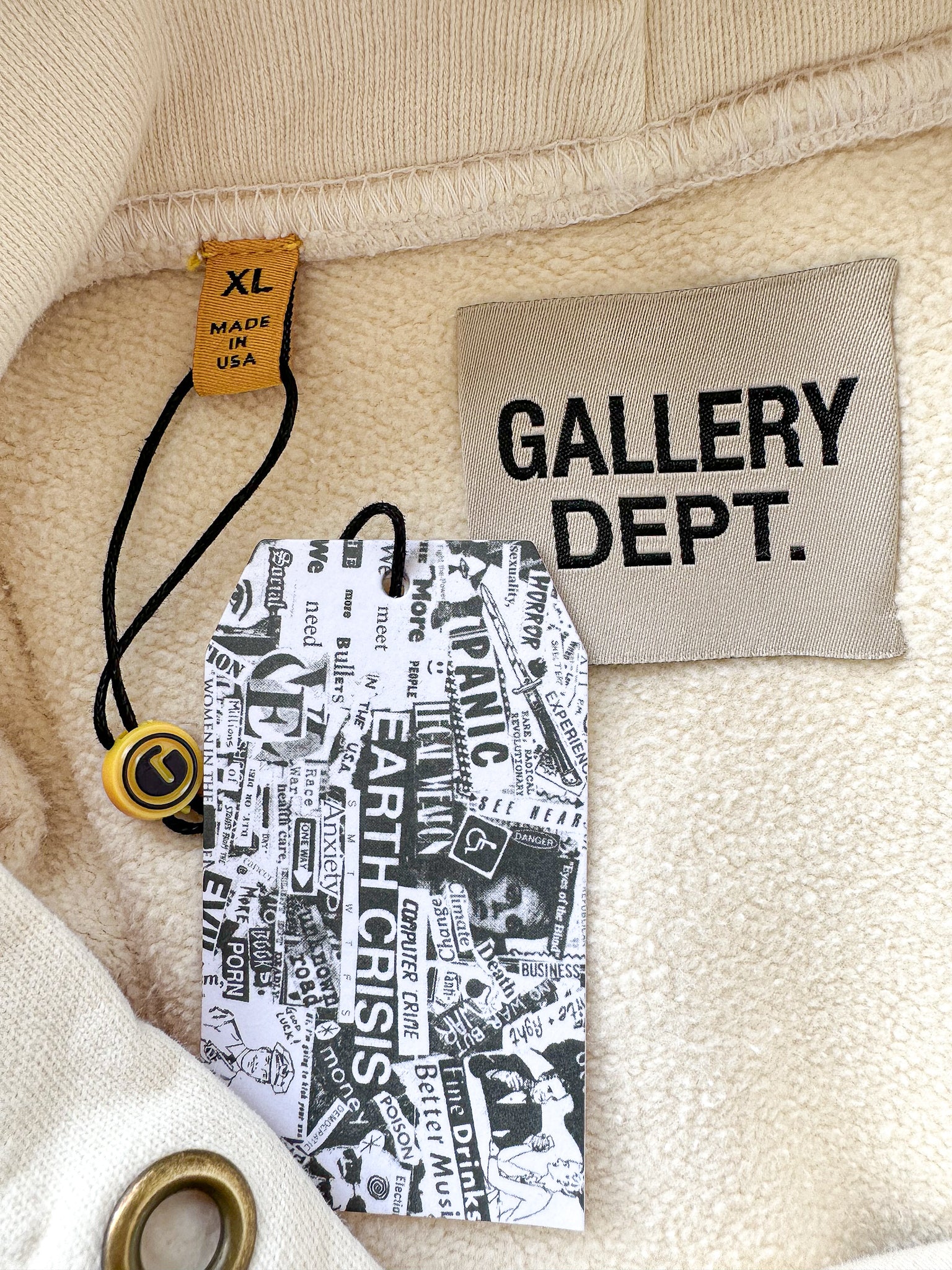 Gallery Dept. Cream Boxing Arena Hoodie