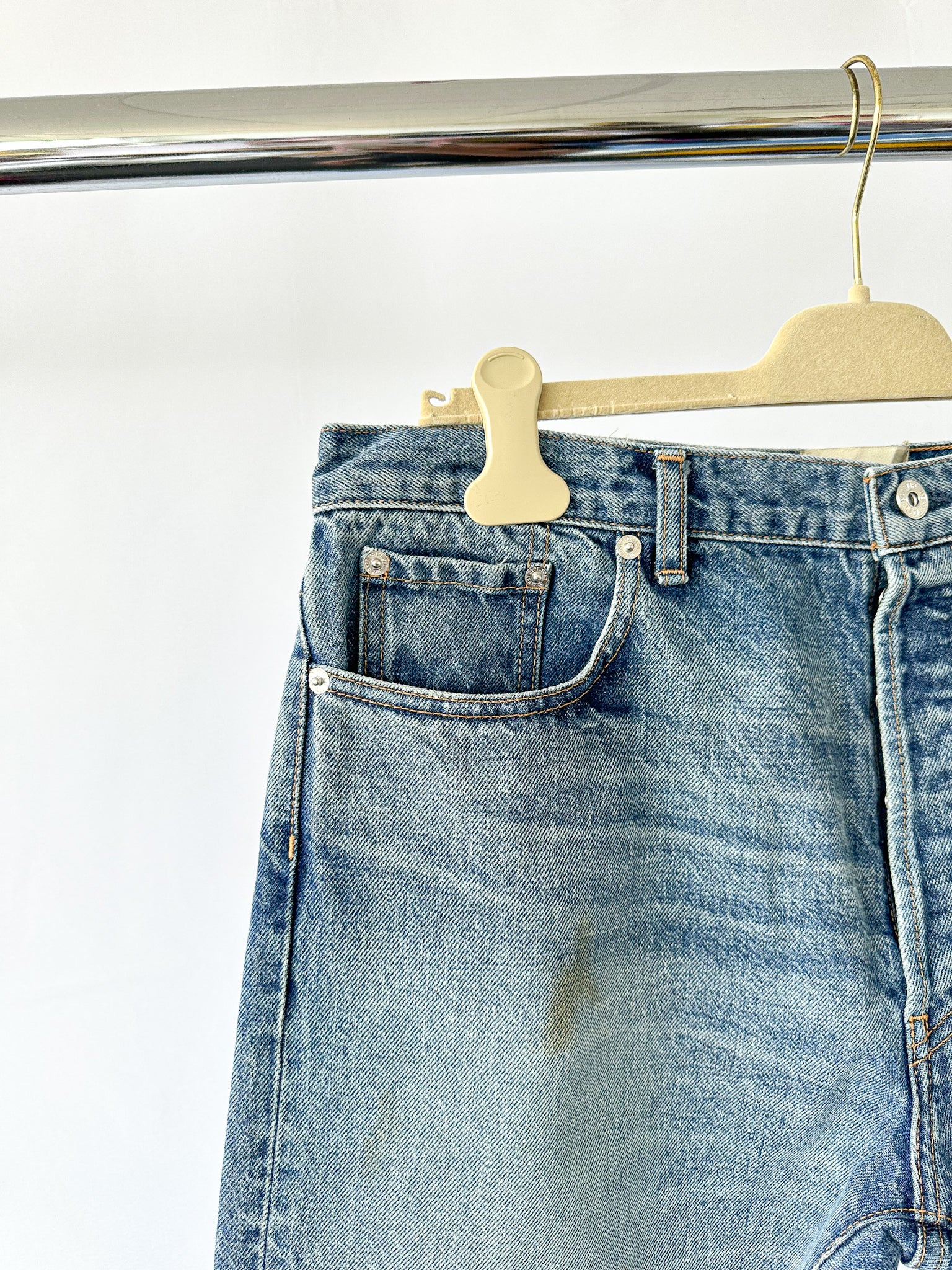 Gallery Dept. Levi 5001 Selvedge Reworked Paint Jeans