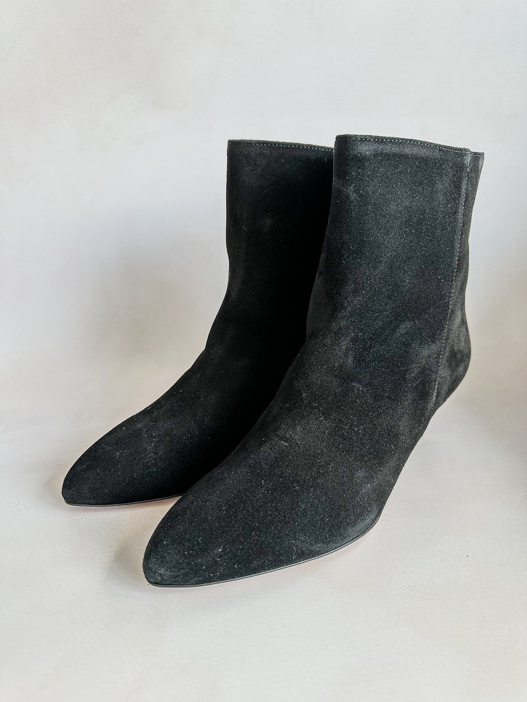 Isabel Marant Black Suede Leather Deone 50mm Ankle Boots