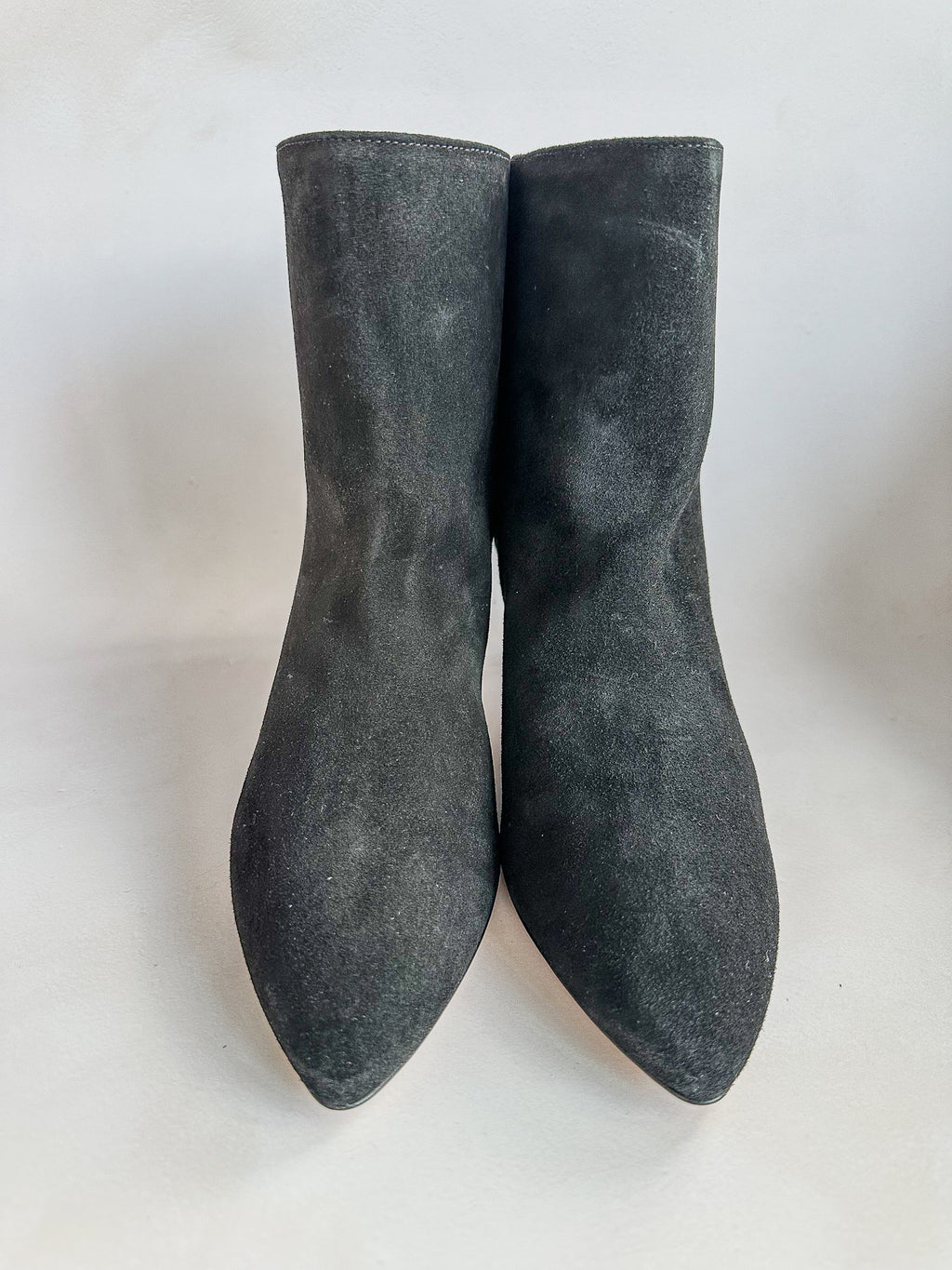 Isabel Marant Black Suede Leather Deone 50mm Ankle Boots