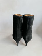 Isabel Marant Black Suede Leather Deone 50mm Ankle Boots