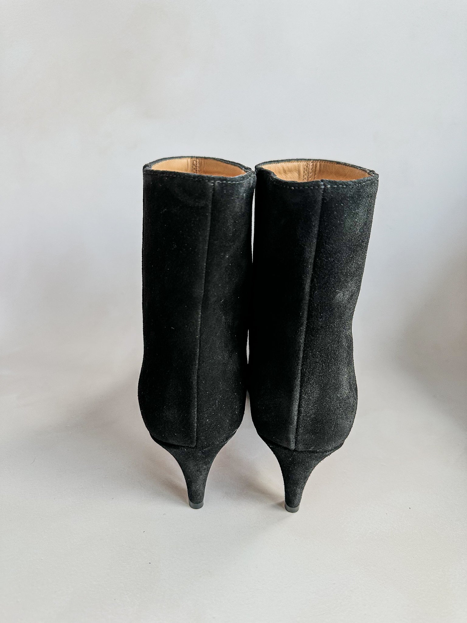 Isabel Marant Black Suede Leather Deone 50mm Ankle Boots