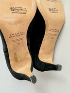 Isabel Marant Black Suede Leather Deone 50mm Ankle Boots
