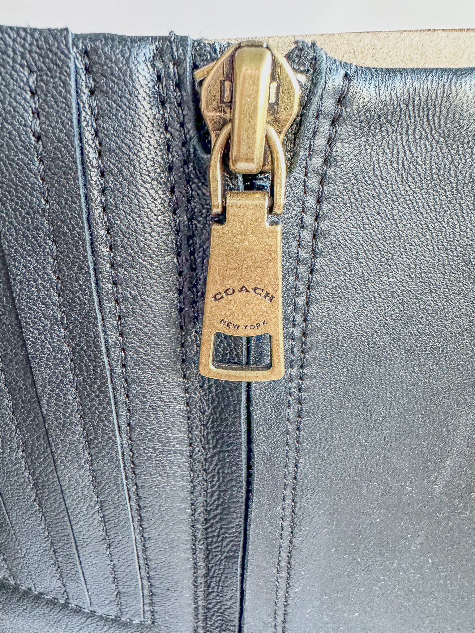 Coach Black Raquel Leather Calf Boots