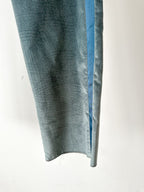Paul Smith Velvet Blue Stripe Side Smart Trousers