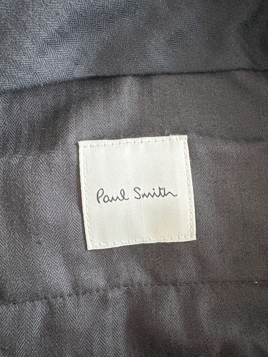 Paul Smith Velvet Blue Stripe Side Smart Trousers