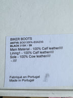 Isabel Marant Antya Black Biker Leather Boots