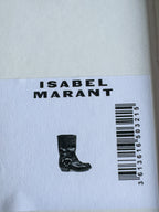 Isabel Marant Antya Black Biker Leather Boots