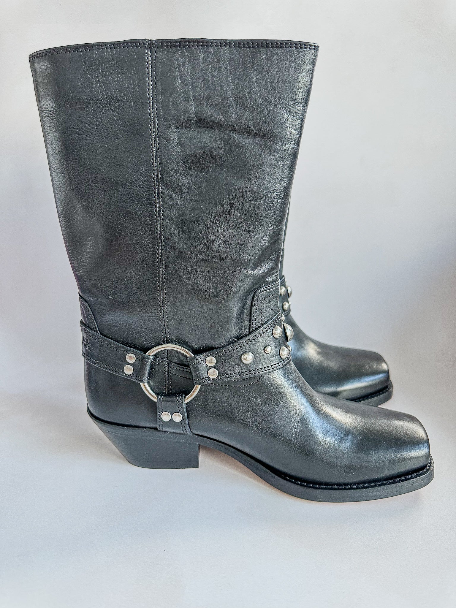 Isabel Marant Antya Black Biker Leather Boots