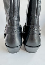 Isabel Marant Antya Black Biker Leather Boots