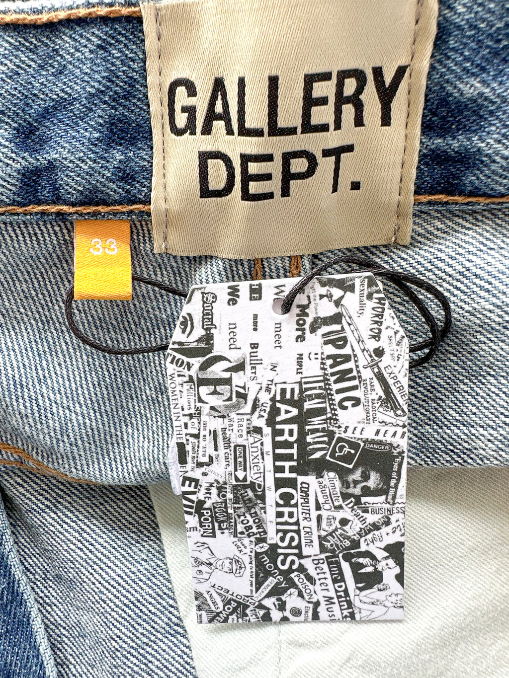 Gallery Dept Levi 5001 Reworked Paint Selvedge Jeans