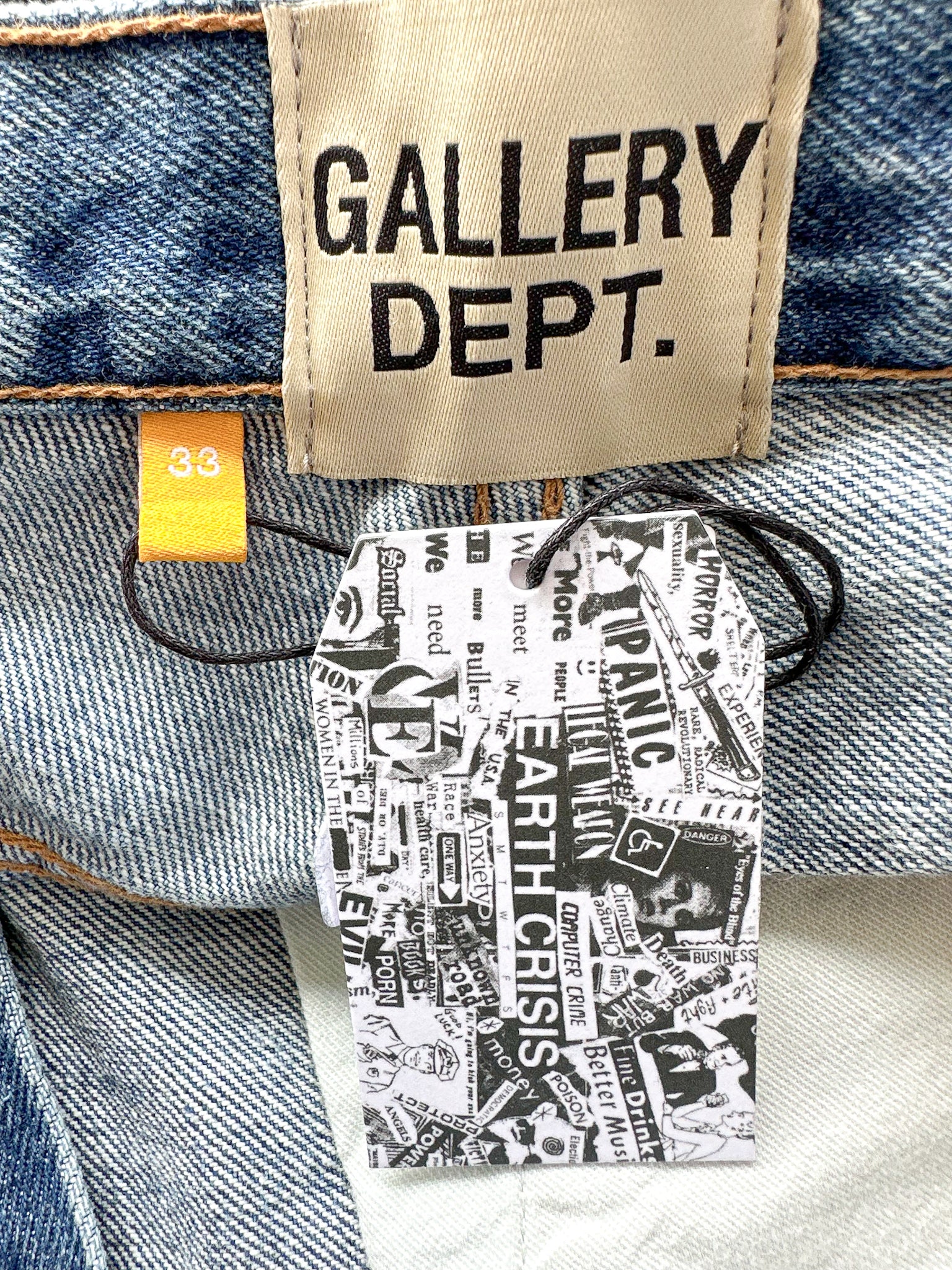 Gallery Dept Levi 5001 Reworked Paint Selvedge Jeans