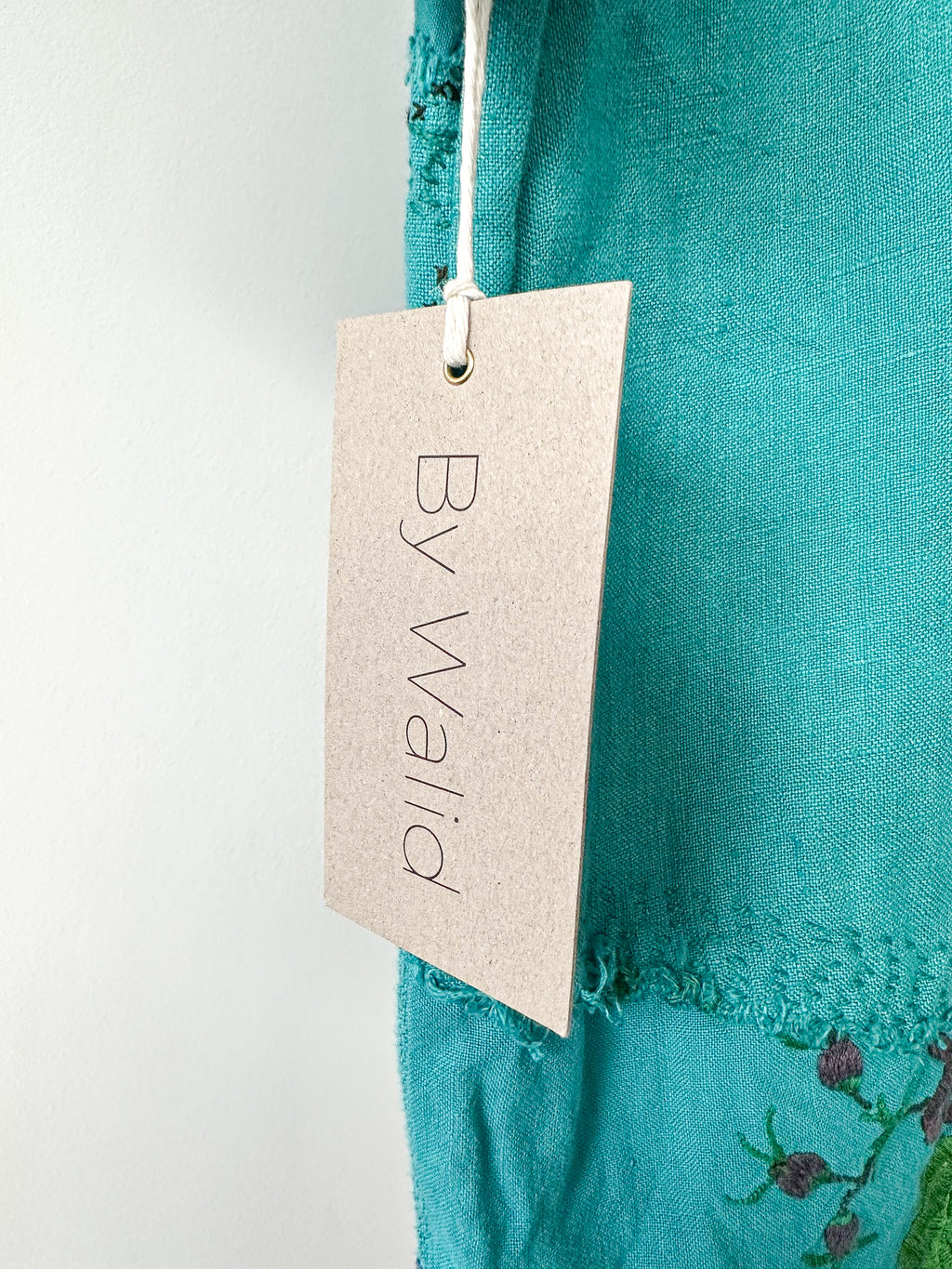 By Walid Hanky Story Patchy T Shirt In Teal