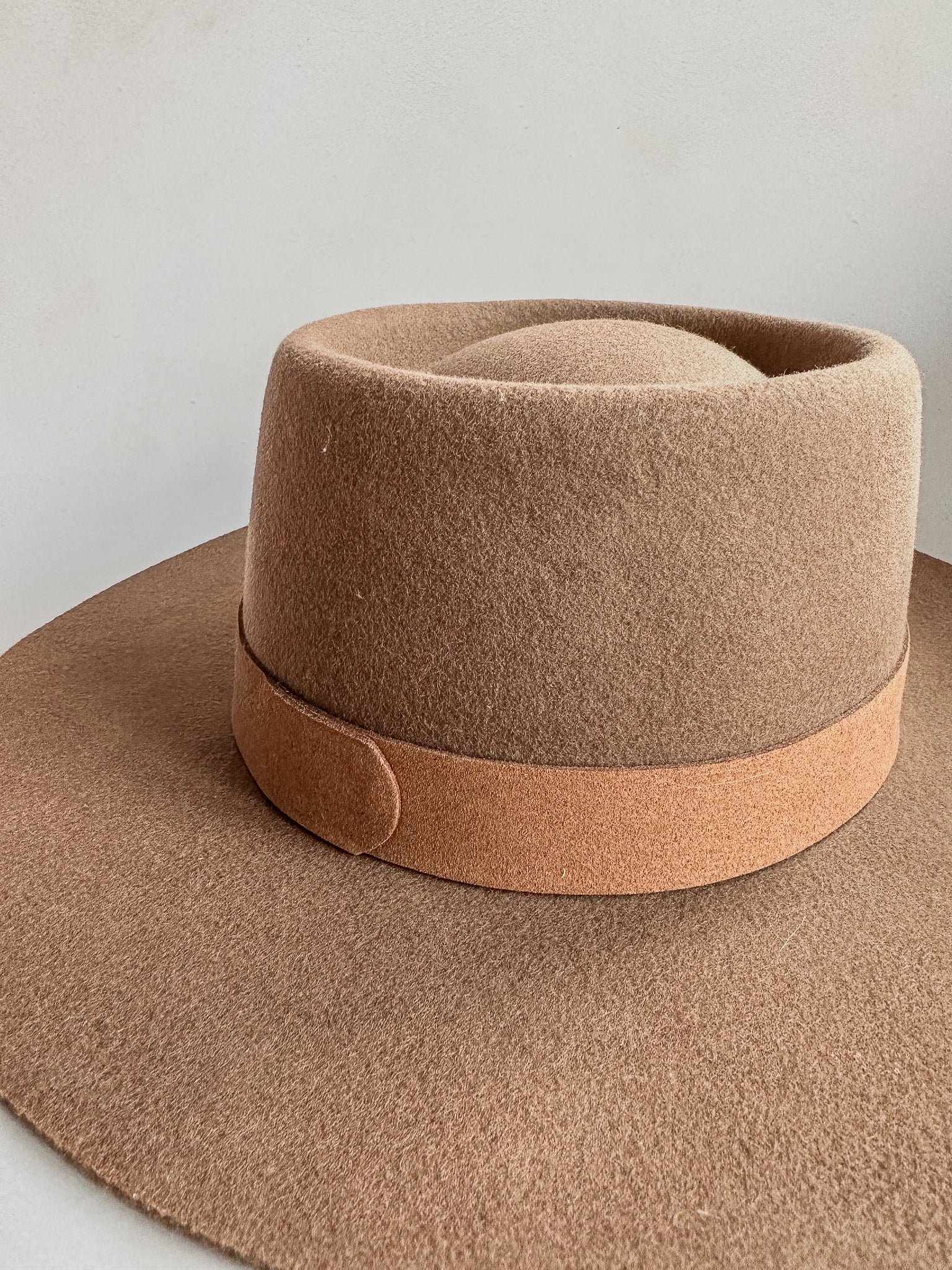 Lack Of Color Mirage Brown Wool Felt Fedora Hat